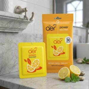 Godrej Aer Power Pocket Lemon Tangy Delight Bathroom Freshener 10 g