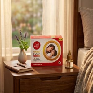 Good Knight Gold Flash Mosquito Repellent Machine + Refill 45 ml